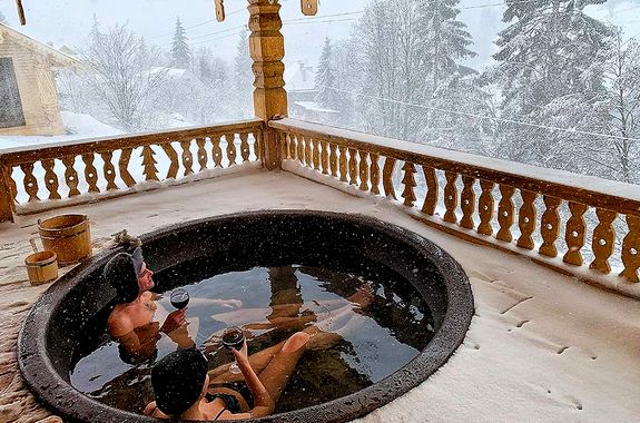 Фото отдых в чанах в Закарпатье